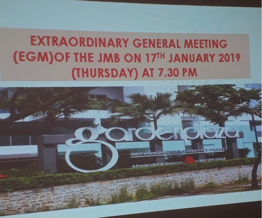 20190117 Garden Plaza 1st EGM